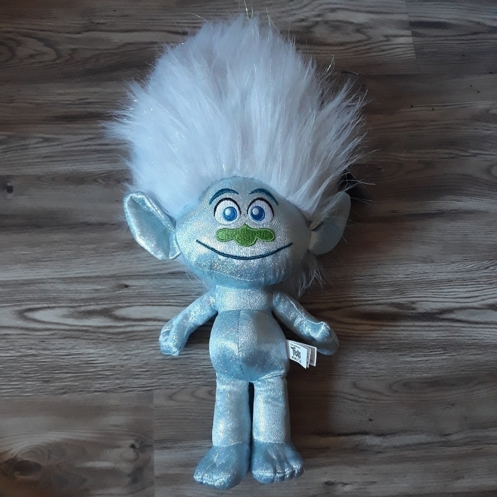 Trolls World Tour blue sparkle plush
